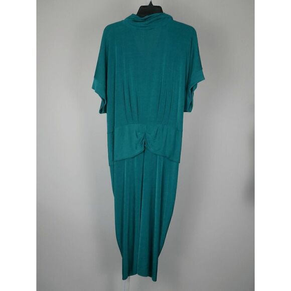 Nina Parker Trendy Plus Size Tie-Front Ruched Shirtdress 4X - Picture 5 of 10